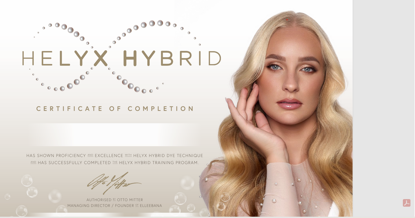 Helyx Hybrid Online Training Course