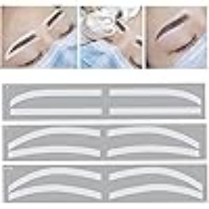Eyebrow Shaping Stencil, Silicone Disposable Skin‑Friendly