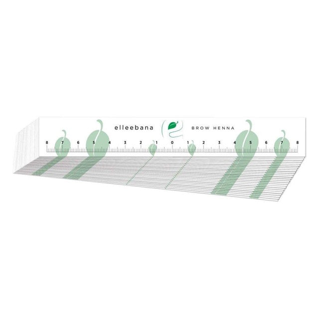 ELLEEBANA BROW MEASURING TAPE RULER- PACK OF 25