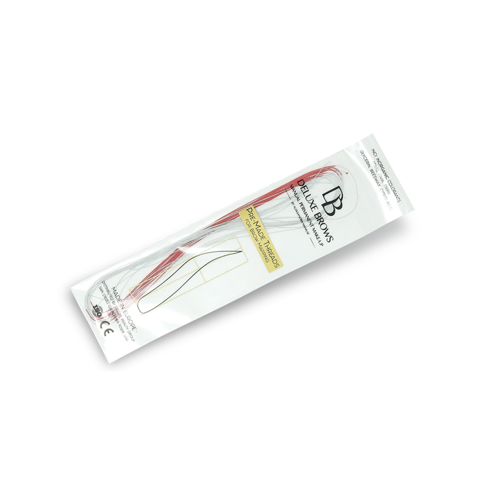 Pre-dipped threads for perfect brow mapping x 10