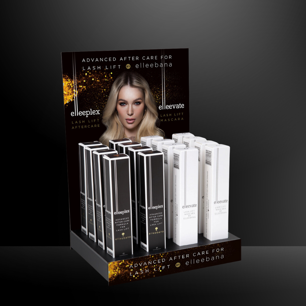 Elleeplex Aftercare Clear Mascara & Elleevate Keratin Black Mascara-16ct. 8ct of each.