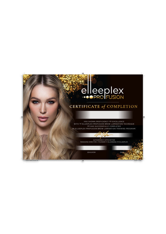 Elleeplex Profusion Certificate of Completion