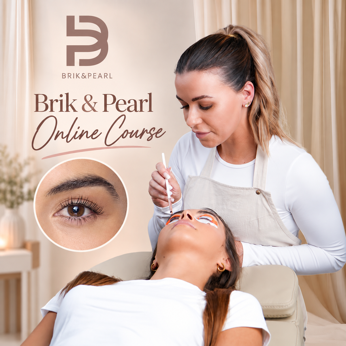 BRIK & PEARL Lash and Brow Lab-Online Course Only- AVAILABLE STARTING OCTOBER 1ST, 2026