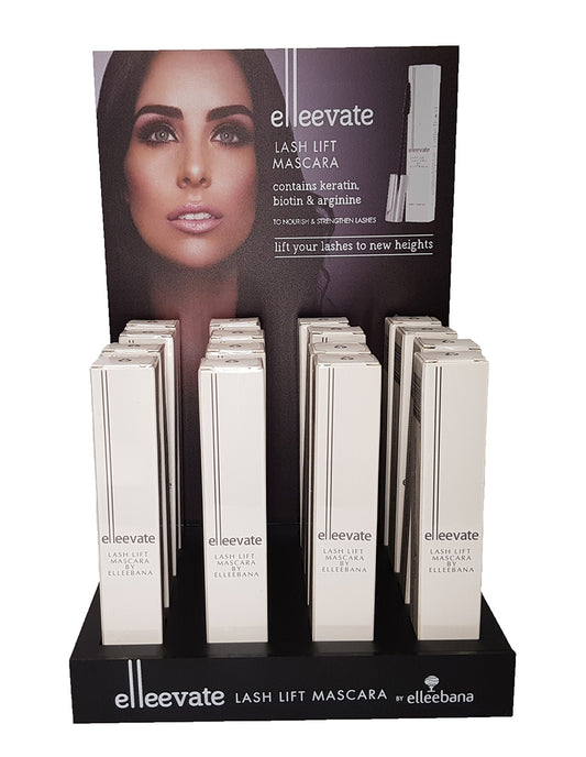 Elleevate Display (includes 16 count of Mascaras!)